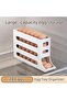 Egg Holder for Fridge, 4-Layer Automatic Egg Rolling Dispenser, Space Saving Egg Tray for Refrigerat - 2