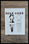 2 Pieces Drop Model Hairpin Hair Bun Clip Stick Clip Black White 9 cm - 2