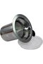 Stainless Steel Tea Infuser with Glass Lid, 8.25 cm Height, Fine Mesh Strainer, Coaster Function - 2