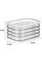 Bacon Storage Container For Fridge, ‎4-Tier Airtight Thick Plastic Deli Meat Storage Containers for - 2