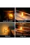 ®   مصباح ليلي LED صغير متعدد الألوان، مصباح زجاجي يعمل بالطاقة عبر USB، إضاءة محمولة لجانب السرير - 7