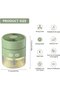USB desktop fan with mist function, portable mist fan with 350ml water tank (green) - 3