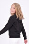 Girl's Printed Kangaroo Pocket Long Sleeve Hooded Sweatshirt - 4