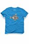 Unisex 100% Cotton Regular Fit Mechanical Fish Printed T-Shirt - Steampunk Fish Design T-Shirt