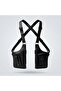 Unisex Black Vegan Leather Crossbody Multi-Pocket Harness Chest Bag