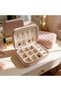 Exquisite jewelry box, women's jewelry box, jewelry storage box, made of velvet, suitable for storing earrings, necklaces and rings, and can be worn - 2