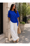 All-Day Elegance – Loose-Fit Aerobin Blouse with Side Tie Detail - 2