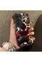 Samsung Galaxy S24 Plus Compatible Spiderman Patterned Silicone Edge Hard Back Case Couple Phone Case - 3