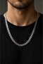 Steel Gourmet Chain 6mm Silver Men's Necklace - 4