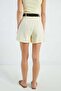 Belt Detailed Pleated Shorts - 8