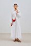 Mino Adjustable Knot Detail Strap Women's Mini Crossbody Bag with Ankle Accessory Red - 7