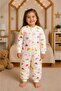 Girls and Boys Thick Fiber Filled 2.5 Tog Patterned Sleeping Bag - 2