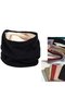 Women's acrylic scarves 2pc black/gray fluffy soft warm. - 2