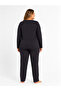Plus Size Seasonal Pointiel Polka Dot Pattern Pajama Set - 5