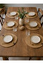 6-Piece Supla Set Knitted Rope Supla Jute American Service Table Mat Dining Presentation Mat
