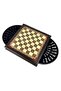 Wooden Luxury Chess Set with Drawers - Embossed Custom Design and Hidden Compartments - 4