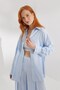 Pile Detailed Double Suit Blue - 3