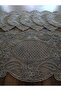 French Lace Runner and Supla Set for 6 People Gold Glitter Mink - 3