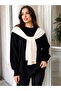 Women's Off-The-Shoulder Knitwear Sweater Oversize Crew Neck - 5
