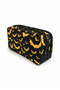 Bat Patterned Zippered Multi-Compartment Black Color Pen Holder - 3