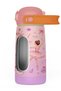 420 ml Girl's Purple Lilac Ballerina Printed Steel Thermos Flask Water Bottle - 60019 - 7