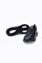 Falcon Black 100% Genuine Leather Men's Sneaker Shoes - 3