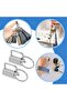 Hooks clips 50pc 26.5mm metal black for crafts. - 3