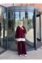 Oversize Turn-Down Collar Color Detailed Double Suit - 3