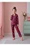 Girls Cotton Soft Long Sleeve Button Pajama Set - 2