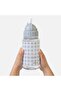 Water Bottle and Lunch Box Set - Checkered - Gray - 3