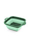 Qlux İdeas Folding Green Square Strainer Home Office Camping Caravan L-00570 Green Bpa Free