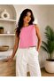 Women's Sleeveless Round Neck Basic Bluz