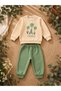 3-Piece Baby Girl Combination Set – Stylish Printed Daily Outfit Set 0-24 Months - 3