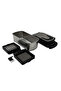 Snapcut Stainless Steel Vegetable Chopper with Bowl - 7