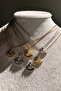 Baget Stone Fan Necklace - 5