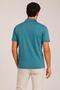 Ultra Soft Textured Short Sleeve Zippered Polo Collar T-Shirt - 4