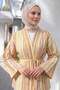 Striped Kimono Y0167 - Yellow - 3