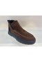 Genuine Leather Suede Plush Lined Thick Sole Boots Women's Shoes - 2