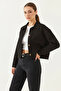 Women's Embroidered Black Jacket - 2