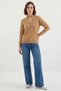 Women's Zippered Knitwear Biscuit Cardigan - 2