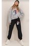 Zero Collar Sweat Suit Top and Bottom Set Men-Women