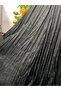 Patterned Silk Satin Flared Skirt with Lining - 4