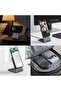 Qi2 Certified Desktop Folding Magnetic Wireless Charging Stand 15W Aluminum Alloy - Dark Gray - 2