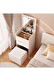 Modern 3-in-1 Makeup Table with LED Lights, Vanity Table with Mirror and Large Storage Space, Bedroom Multi-Functional Storage Cabinet, Home Dressing Table and Chair Set - 2
