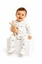 Baby Boy Baby Girl Romper Unisex Cotton Natural Cotton Patterned Snap Fastener Long Sleeve Newborn Baby Sleeping Bag - 4
