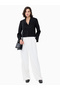 Women Morgan Tailored Pinstripe Cropped Blazer - 3