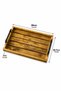 Handmade Varnished Wooden Tray 46X30,7 cm Decorative Serving and Presentation Tray - 3