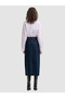 Women Dallas Denim Belted Midi Skirt - 4