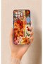 Oppo Reno 4 Lite Compatible Orange Lily Patterned Silicone Case
