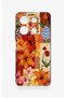 Infinix Note 30 Compatible Orange Lily Pattern Silicone Case - 2